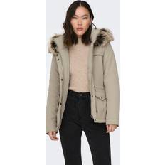 Only Chaquetas Only New Starline Parka Jacket - Beige Women