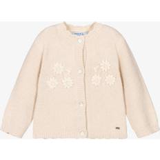 Blanc Cardigans Mayoral Cardigan Fille Taille Écru