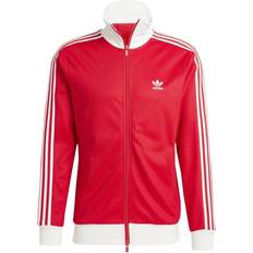 Slim-fit Jacken Adidas Men's Originals Adicolor Classics Beckenbauer Track Jacket - Better Scarlet/White