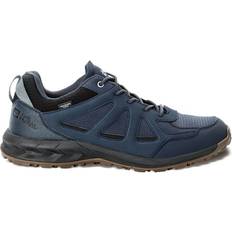 Jack Wolfskin Unisex Hiking Shoes Jack Wolfskin Men's Woodland Texapore Low Hiking Shoe, Night Blue