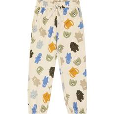 Liewood Pants Children's Clothing Liewood Inga printed cotton sweatpants beige Y