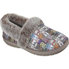 Skechers Beige Slippers Skechers BOBS Too Cosy Chic Cat Slippers - Multi