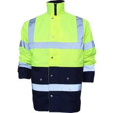 Orange - Unisex Jackets Yoko Yoko Unisex Hi-Vis Band Two Tone Jacket