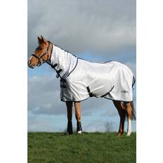 Mesh Combo Neck Fly Rug - White/Navy