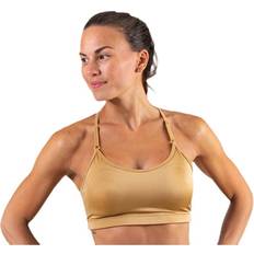 Donna - Oro Reggiseni Casall Strappy Sports Bra Gold, Female, Tøj, Sports-bh, Løb, Guld