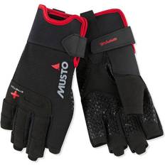 Musto Bekleidung Musto 2023 Performance Segeln Kurzfingerhandschuhe Schwarz Augl005