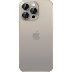 Protecteurs d'Écran Spigen EZ Fit Optik Pro Lens Protector iPhone 15 Pro (2 pièces) Natural Titanium Protection d'objectif protectrice compatible avec étui