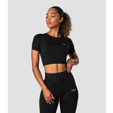 ICANIWILL Tøj ICANIWILL Define Seamless Cropped T-shirt Wmn, Black