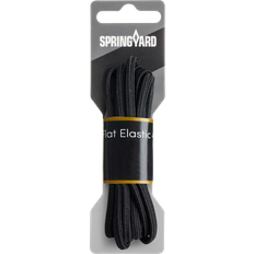 Kenkäpitsit Springyard Brunngård Flat Elastic kengännauhat Musta