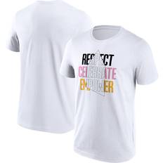 Fanatics Branded Everton EITC Respect Celebrate Empower Graphic T-Shirt White Mens