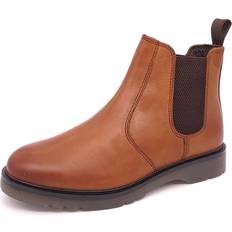 Frank James Naseby Leather Tan Mens Chelsea Boots
