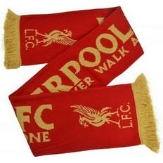 Gold - Unisex Scarfs Score Draw Knitted Jacquard Scarf Light Red One