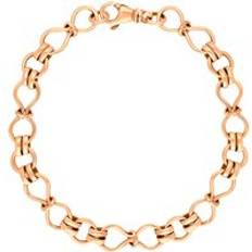 Pink Bracelets C. W. Sellors 9ct Rose Gold Figure of Eight Bracelet