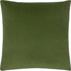 Polyester Chair Cushions Paoletti Sunningdale Velvet Square Chair Cushions Green (50x50cm)