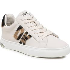 DKNY Abeni Lace Up Sneakers - Taupe