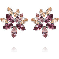 Caroline Svedbom Lila Smycken Caroline Svedbom Melia Earcuff Rhodium Violet Combo