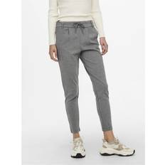 Only Poptrash Life Easy Col Pant - Medium Grey Melange