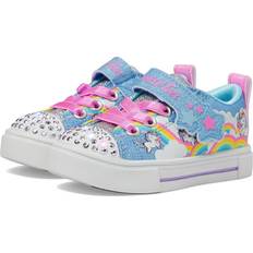 Skechers twinkle toes Skechers Unisex Kids Twinkle Toes Trainers - Blue Synthetic