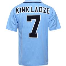 Score Draw Manchester City 1996 No7 Kinkladze Football Shirt