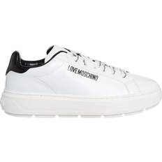 Love Moschino Trainers Love Moschino Luxury Leather Trainer Sneakers - Black