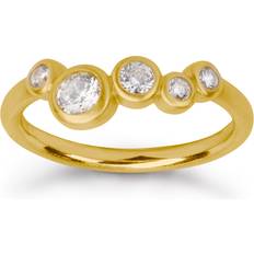 ByBiehl Stardust Ring - Gold/Transparent