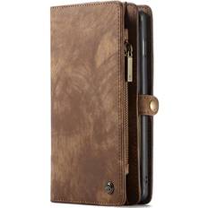 Samsung Galaxy S10 Plus 2-i-1 Split Leather Wallet Cover Brun