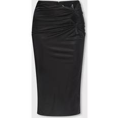 Versace Black Dua Lipa Edition Midi Skirt 1B000/Black IT