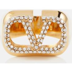 Valentino Ringar Valentino VLogo embellished ring gold