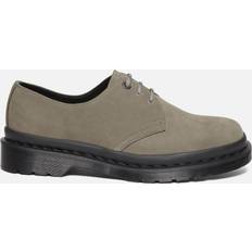 Grey Low Shoes Dr. Martens 1461 Milled Nubuck Wp Leather Shoes - Nickel Grey