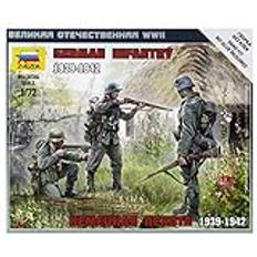 Scale Models & Model Kits Zvezda Models 1 72 German Infantry Eastern Front 1941 Snap Kit