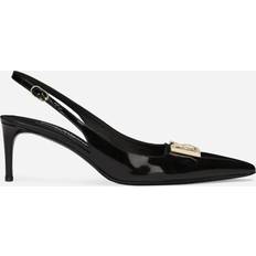 Dolce & Gabbana Escarpins et Talons Dolce & Gabbana Lollo Decollete Nero Donna Polished