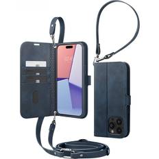 Spigen iPhone 15 Pro Max Wallet S Pro Pung Etui Blå