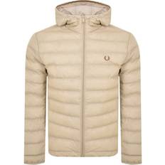 Fred Perry Oberbekleidung Fred Perry Hooded Insulated Jacket Beige