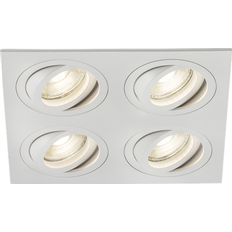 Ambar Quad Tilt Square Downlight White