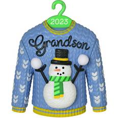 Hällmark Keepsake Christmas Ornament 2023 Grandson Sweater