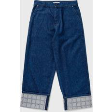 JW Anderson Turn Up wide-leg jeans blue