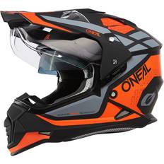 Adventure hjälmar Motorcykelhjälmar O'Neal Dual sport helm adventure helm sierra r motorradhelm schwarz neon gelb 61-62 cm