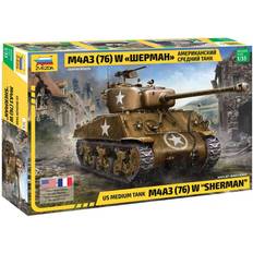 Modellismo Zvezda M4A3(76)W Sherman