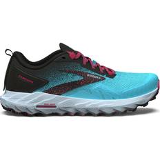 Brooks Women Sneakers Brooks Cascadia 17 Trail Running Shoe - Bluefish/Black/Diva Pink