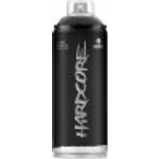 Negro Pinturas en aerosol MTN Hardcore 2 Spray Paint Black Satin Finish 400 ml can