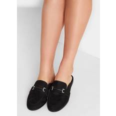 Fabric Low Shoes LTS Mule Loafers Black