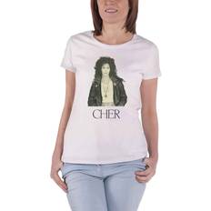 Outerwear Cher XL, White T Shirt Jacket Logo new Official Womens Skinny Fit White