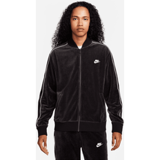 Nike Sportswear Club Velour Jacket Black