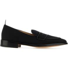 Fabric - Men Loafers Thom Browne Midnight Blue Fabric Loafers