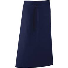 Polyester Aprons Premier Colours Bar Long Continental Apron Blue