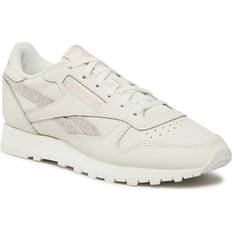 Reebok Damen Schuhe Reebok Damen Klassisches Leder Sneaker, Kreidekreide eventuell pink F23 R