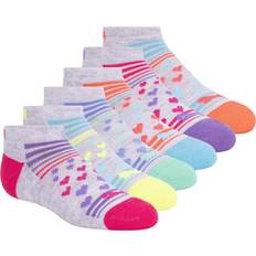 Puma Underwear Children's Clothing Puma Girls Sprinkled Hearts 6-Pack Low Cut Socks gray/pink years