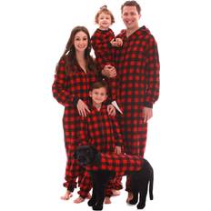 Pajamas #followme Family Pajamas Buffalo Plaid Microfleece Womens Adult Onesie 6755-10195-XXL