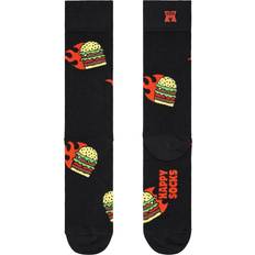 Happy Socks Flaming Burger 41-46, BLACK