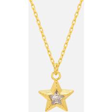 Estella Bartlett Blue Star Gold-Tone Necklace